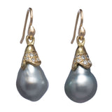 Pavé Pussy Willow Earrings
