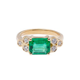 Nova Green Emerald Ring
