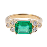 Nova Green Emerald Ring