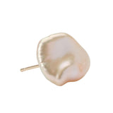 Rose Petal Keshi Studs