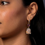 Opaline Moon Fairy Earrings