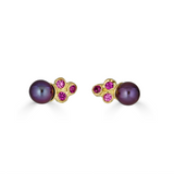 Small Ruby Constellation Studs