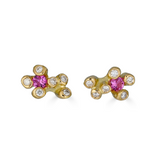 Little Dipper Pink Sapphire Studs