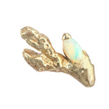 Branching Coral Studs with Opal