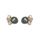 Dark Moon and Stars Studs